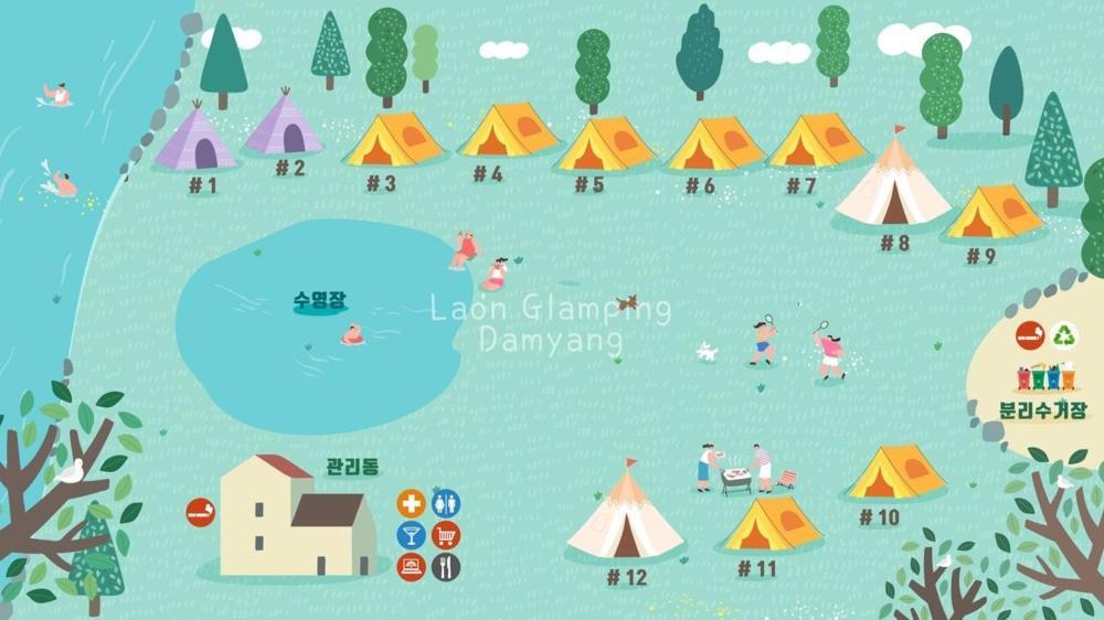فندق Damyang Raon Glamping الغرفة الصورة
